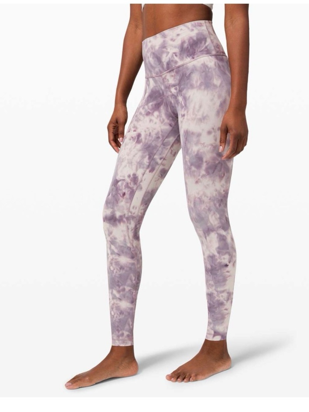 Lululemon High-Waisted Tie-Dye Aligns Sz 2